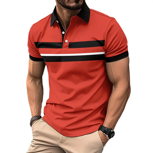 Men's Casual Collar Polo - Glide Goods LLC
