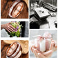 Koa Wood and Pearl Tungsten Ring - Glide Goods LLC