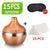 LED Wood Grain Humidifier - Glide Goods LLC