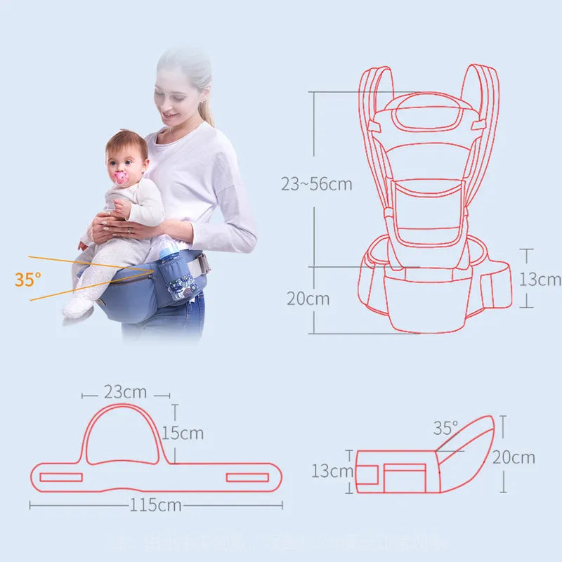 Ergonomic Baby Carrier Backpack - Glide Goods LLC