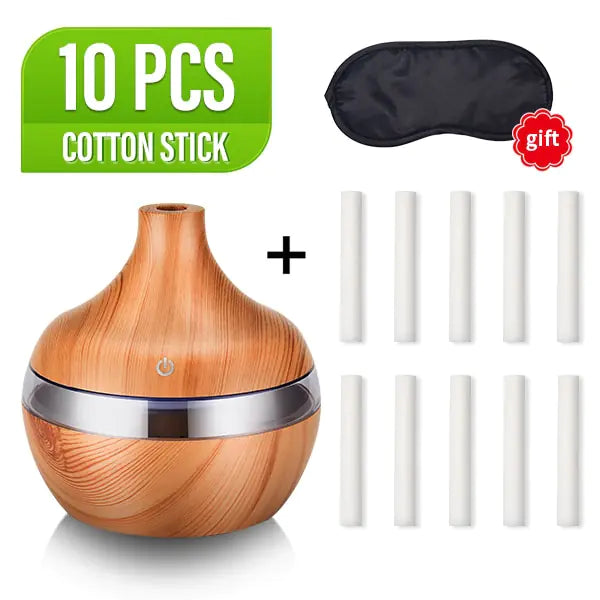 LED Wood Grain Humidifier - Glide Goods LLC