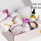 Lizush All Natural Lavender Gift Box with Bath Bomb and Shower Steamer - bath & body products - Glide Goods LLC