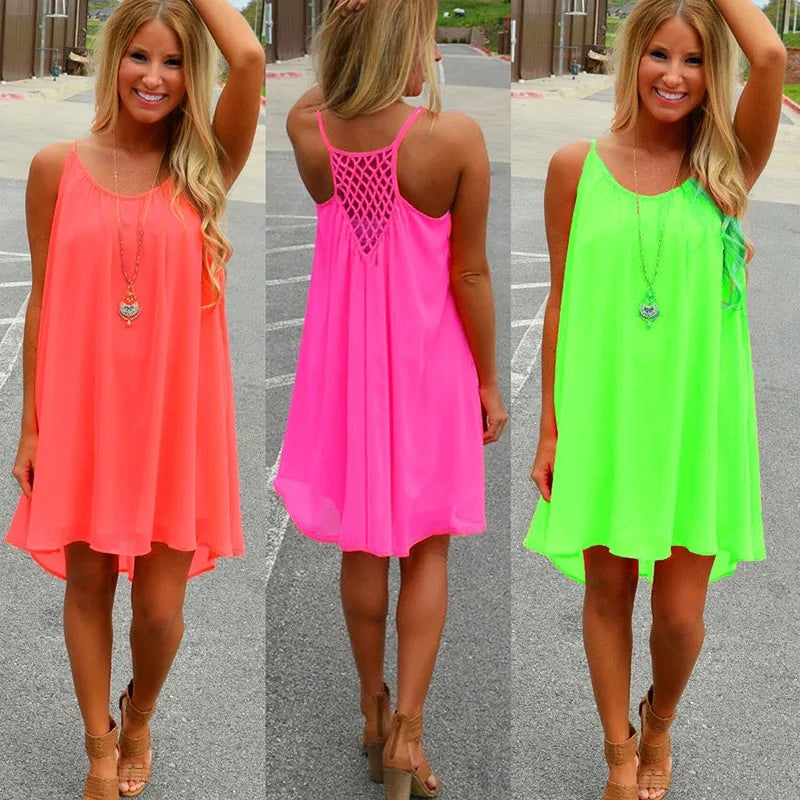 Beach Chiffon Dress - Glide Goods LLC