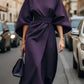 Juliette™ Elegant Belted Dress with Timeless Style - Glide Goods LLC