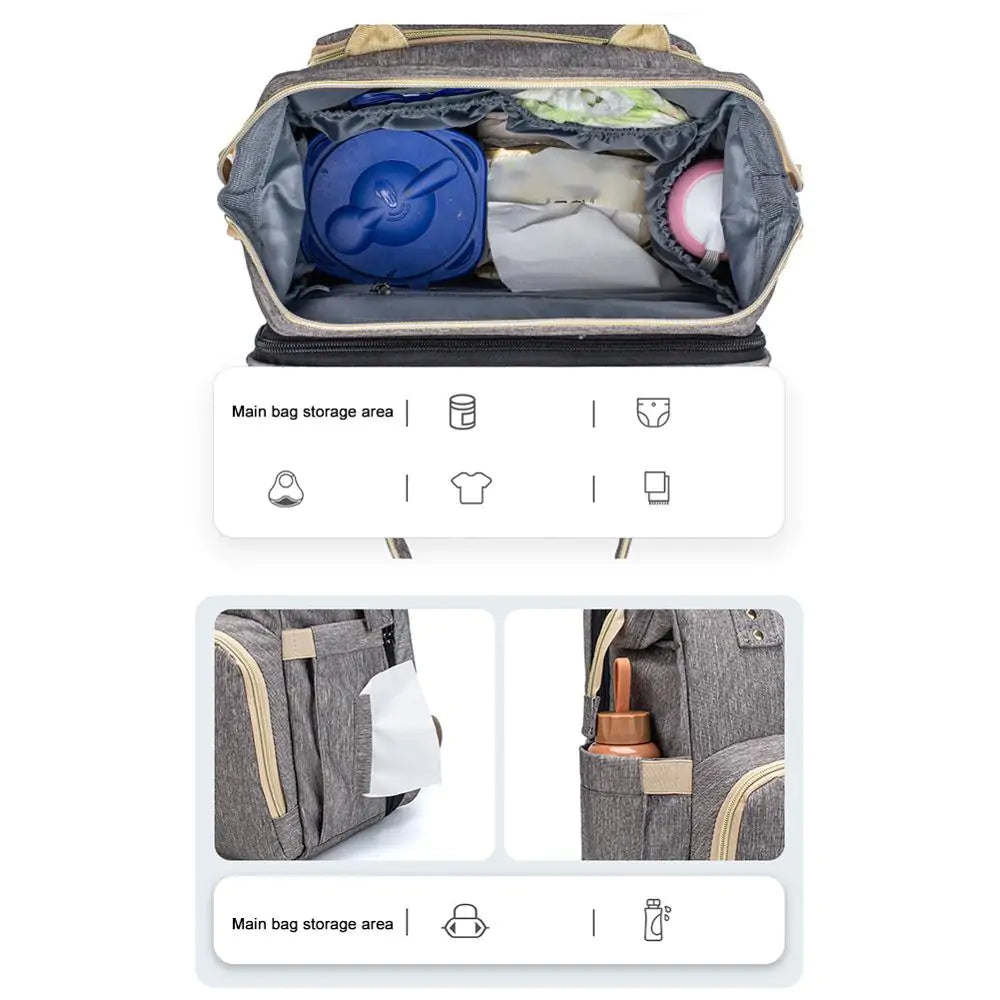 Baby Wanderlust Braided Backpack - Glide Goods LLC