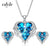 Heart Crystal Necklace - Glide Goods LLC