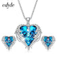 Heart Crystal Necklace - Glide Goods LLC