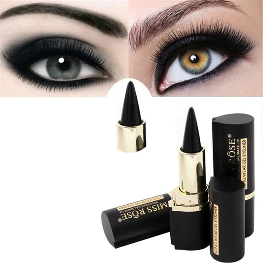 Long-Lasting Natural Black Eyeliner Cream - Glide Goods LLC