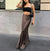 Leopard Print Dress Fashion Mermaid Skirt Womens Clothing - Glide Goods LLC