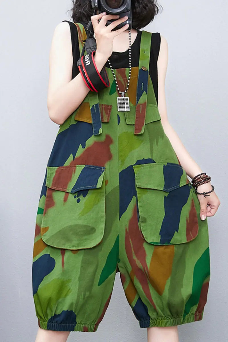 Trendy Women's High Waist Wide Leg Denim Jumpsuit - Glide Goods LLC