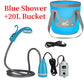 Rechargeable Outdoor Shower. - Glide Goods LLC