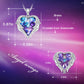Heart Crystal Necklace - Glide Goods LLC