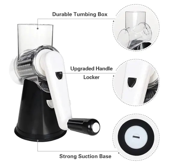 Kitchen Manual  Grater - Glide Goods LLC