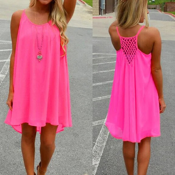 Beach Chiffon Dress - Glide Goods LLC