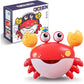 Baby Bath Toys Bubble Machine Crabs Frog - Glide Goods LLC