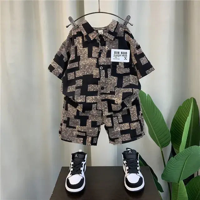 Trendy  Boys Two-piece Set - Glide Goods LLC