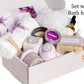 Lizush All Natural Lavender Gift Box with Bath Bomb and Shower Steamer - bath & body products - Glide Goods LLC