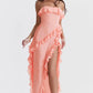 Strapless Suspender Evening Dress - Glide Goods LLC