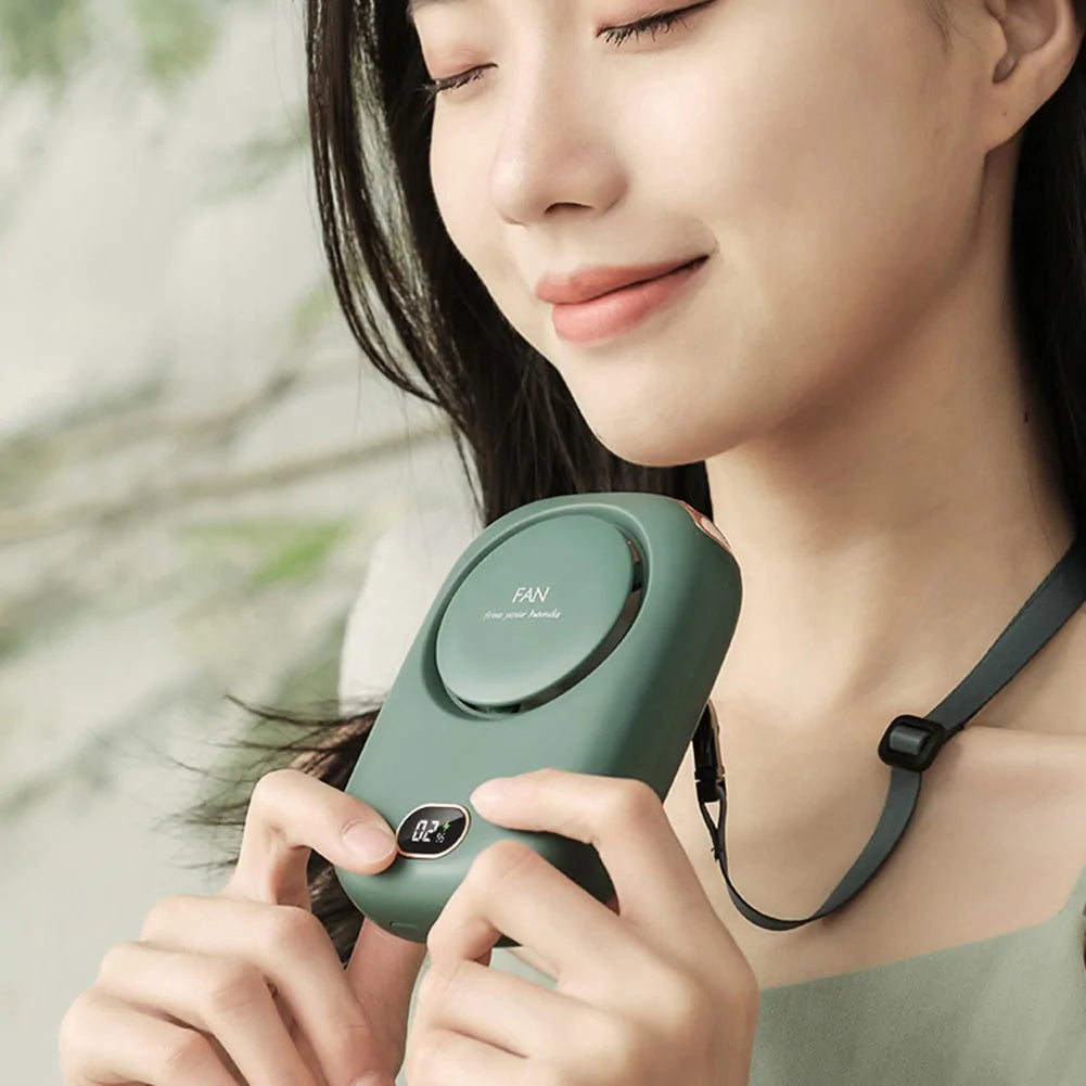 Mini Portable Bladeless Neck Fan - Glide Goods LLC