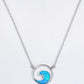 Opal Wave Pendant Necklace - Glide Goods LLC