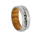 Antler and Whiskey Barrel Ring - Glide Goods LLC