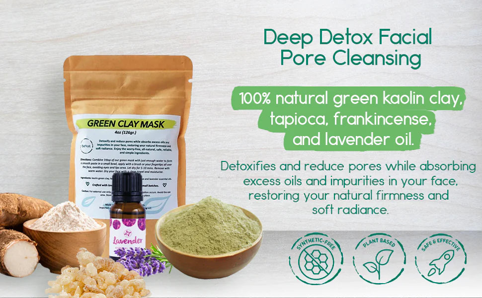 Green Clay Mask - Glide Goods LLC