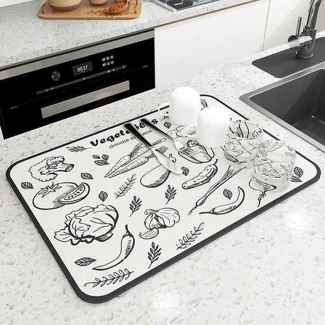 Super Absorbent Coffee Dish Large Kitchen Absorbent - Glide Goods LLC