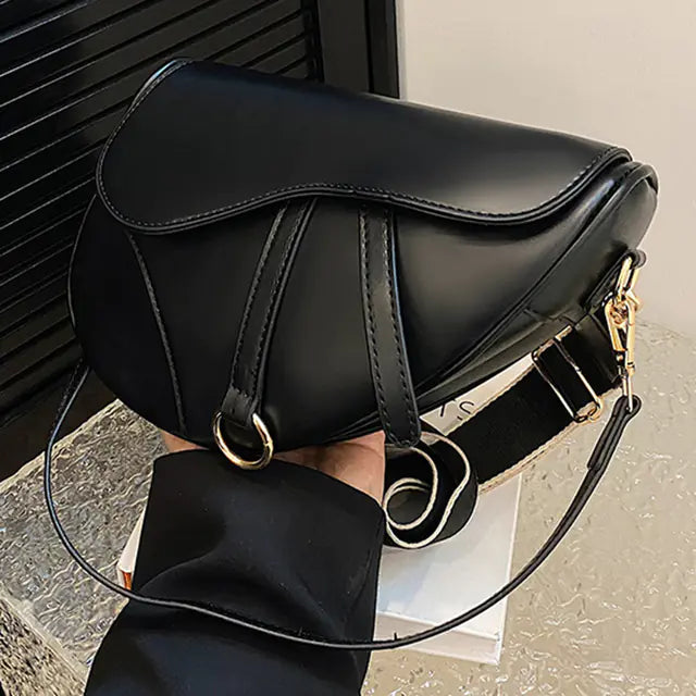 Luxury Designer Women's PU Leather Crossbody Bag 2023 - Glide Goods LLC