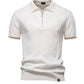 2025 Summer Men's Knit Cotton Polo Shirt (One Piece) - Glide Goods LLC
