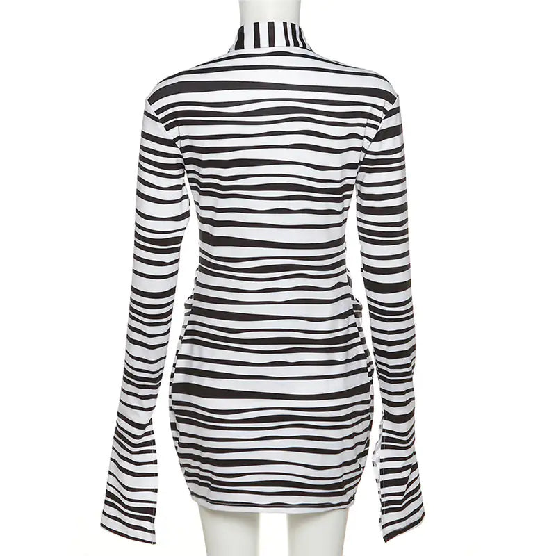 Kendra Striped Two Piece Skirt Set - Glide Goods LLC