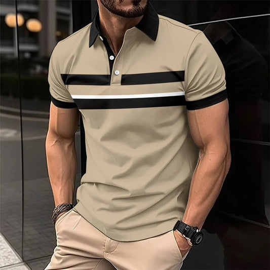 Men's Casual Collar Polo - Glide Goods LLC