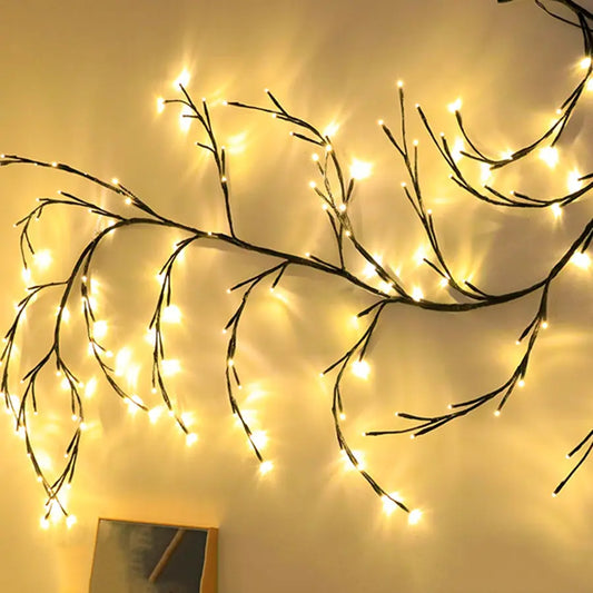 Willow Vine Branch Light Wall Decor - Glide Goods LLC