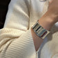 Korean Style S925 Sterling Silver Large Glossy Bracelet