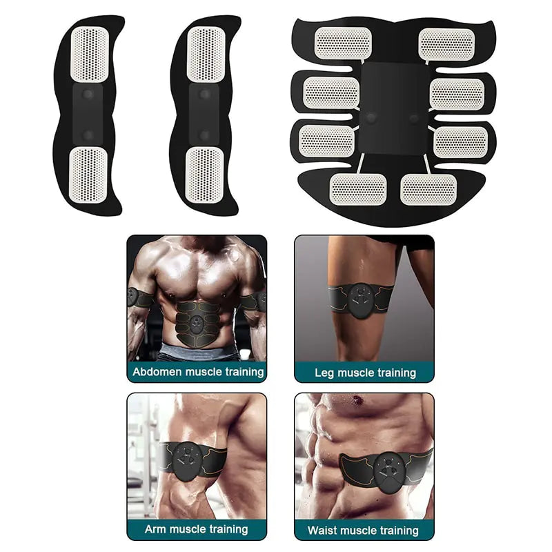 Electric Muscle Stimulator Fitness Massager - Glide Goods LLC