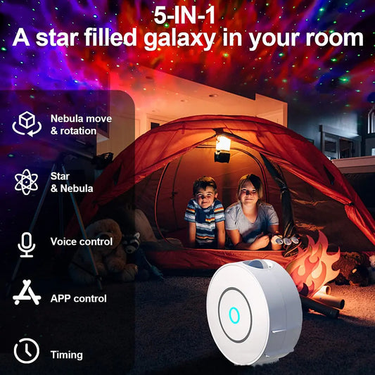 Smart Galaxy Projector: Colorful Starry Sky - Glide Goods LLC