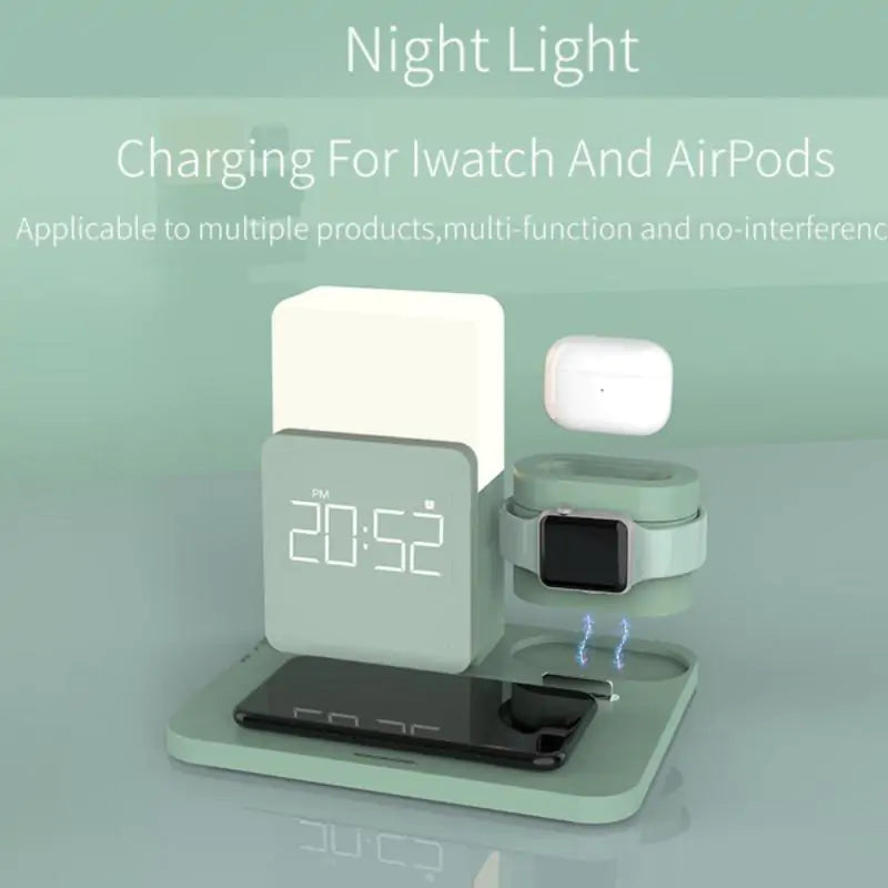 Wireless Charging Clock - Glide Goods LLC