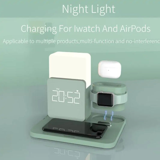 Wireless Charging Clock - Glide Goods LLC