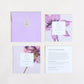 Lizush All Natural Lavender Gift Box with Bath Bomb and Shower Steamer - bath & body products - Glide Goods LLC