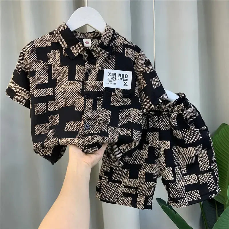 Trendy  Boys Two-piece Set - Glide Goods LLC