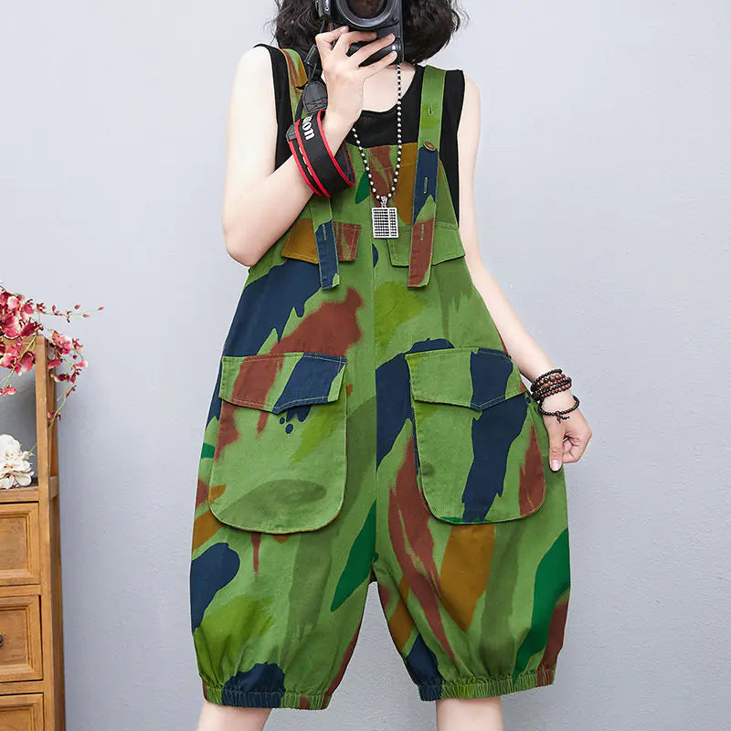 Trendy Women's High Waist Wide Leg Denim Jumpsuit - Glide Goods LLC