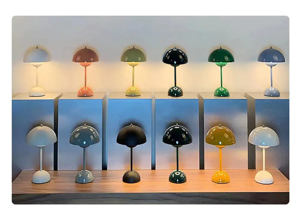 Flowerpot VP9 - Rechargeable Mushroom Table Lamp - Glide Goods LLC