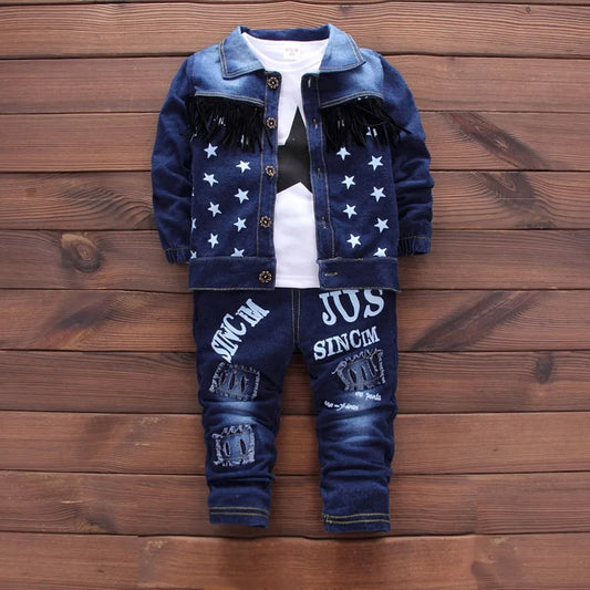 Baby Denim Set (3-Piece) - Glide Goods LLC
