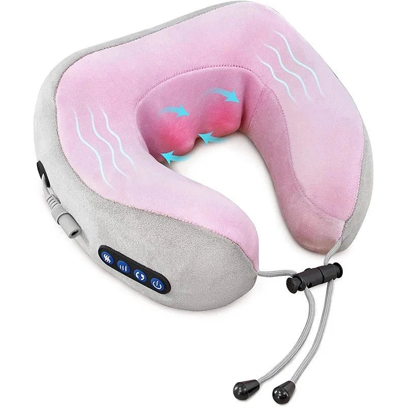 Massaging Neck Pillow - Glide Goods LLC