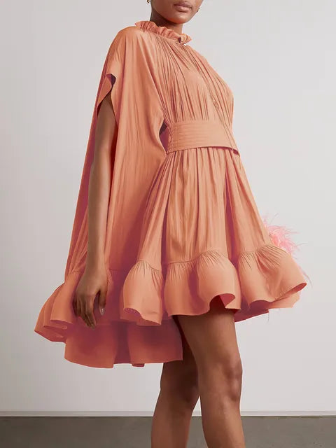 Asymmetrical Solid Mini Dresses For Women - Glide Goods LLC