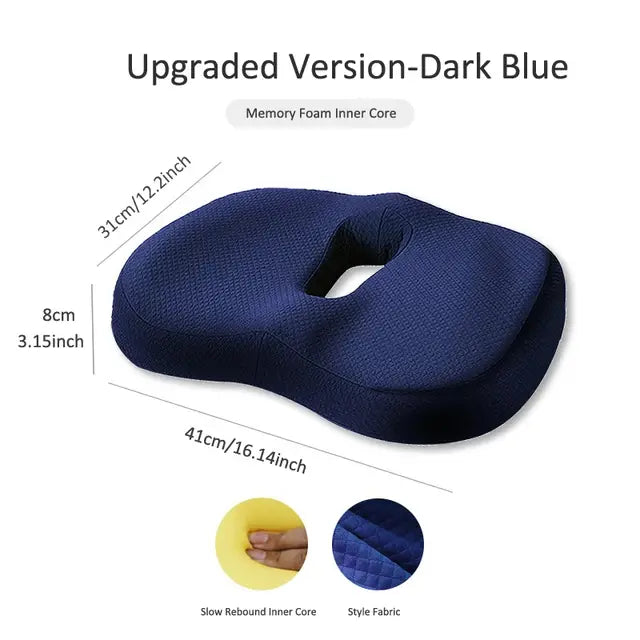 Memory Foam Seat Cushion - Glide Goods LLC