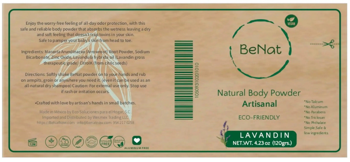 All-Natural Body Powder. Eco-Friendly. - Glide Goods LLC
