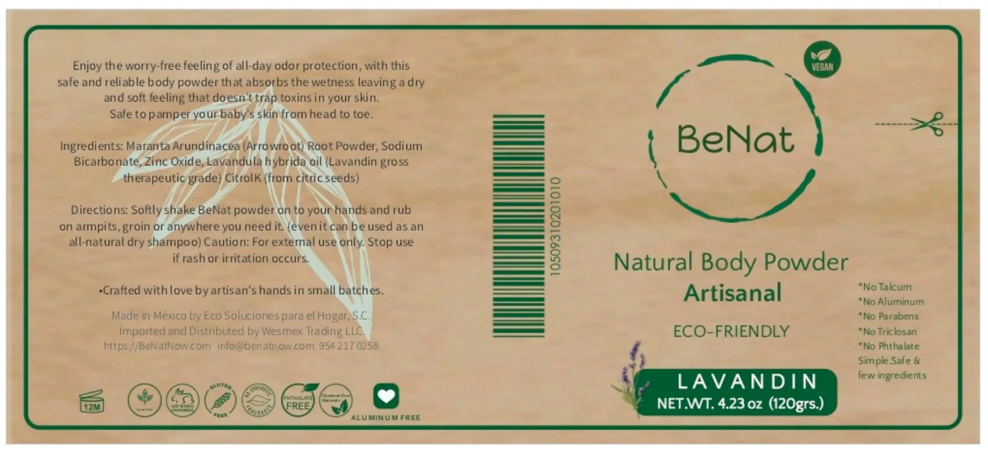 All-Natural Body Powder. Eco-Friendly. - Glide Goods LLC