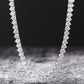 Three Prong Tennis Chain Necklace - Glide Goods LLC