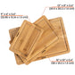 Wooden Cutting Boards for Kitchen with Juice Groove and Handles - Bamboo Chopping Boards Set of 3 - Wood Serving Trays - Glide Goods LLC