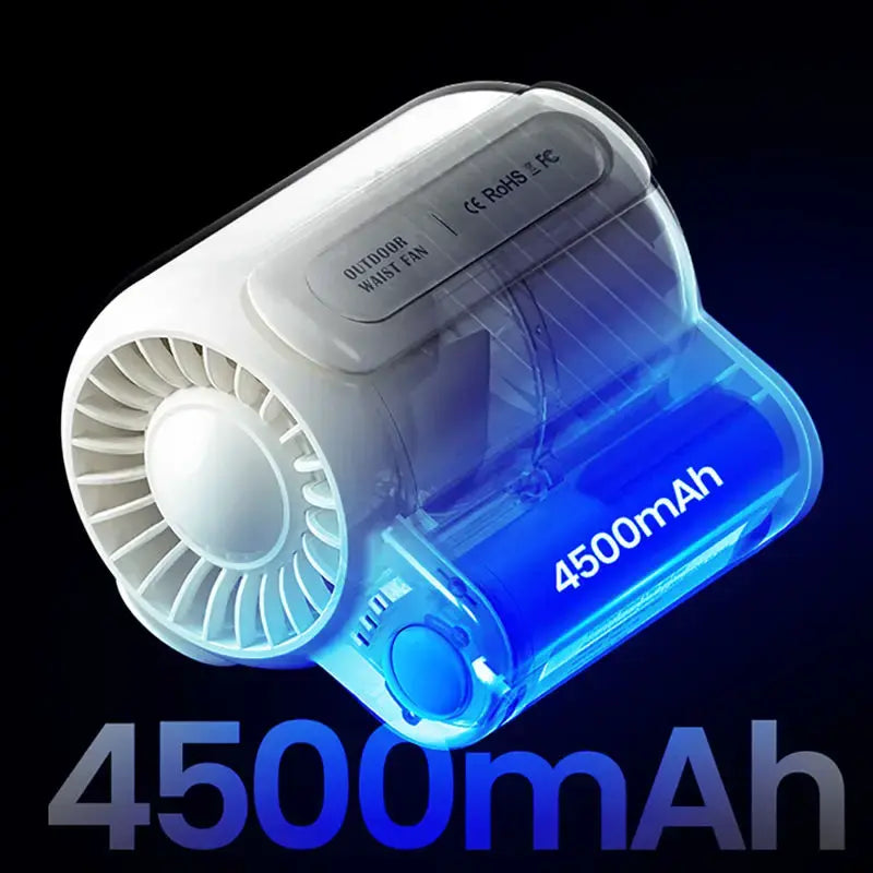 Portable Rechargeable Mini Waist Fan - Glide Goods LLC
